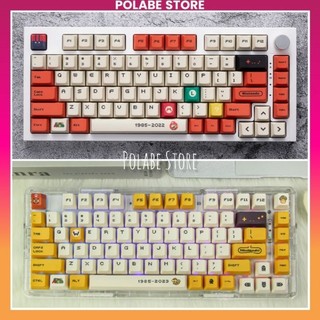 Keycap Mario Morse cherry Profile chất liệu PBT dyesub bàn phím cơ Polabe Store
