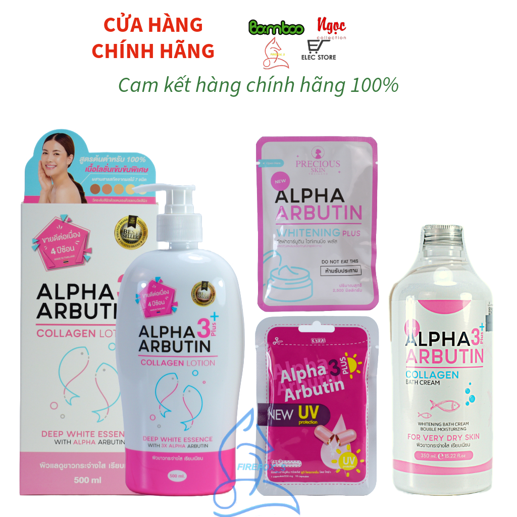 BỘT KÍCH TRẮNG ALPHA ARBUTIN WHITENING PLUS DƯỠNG TRẮNG DA PRECIOUS SKIN THÁI LAN