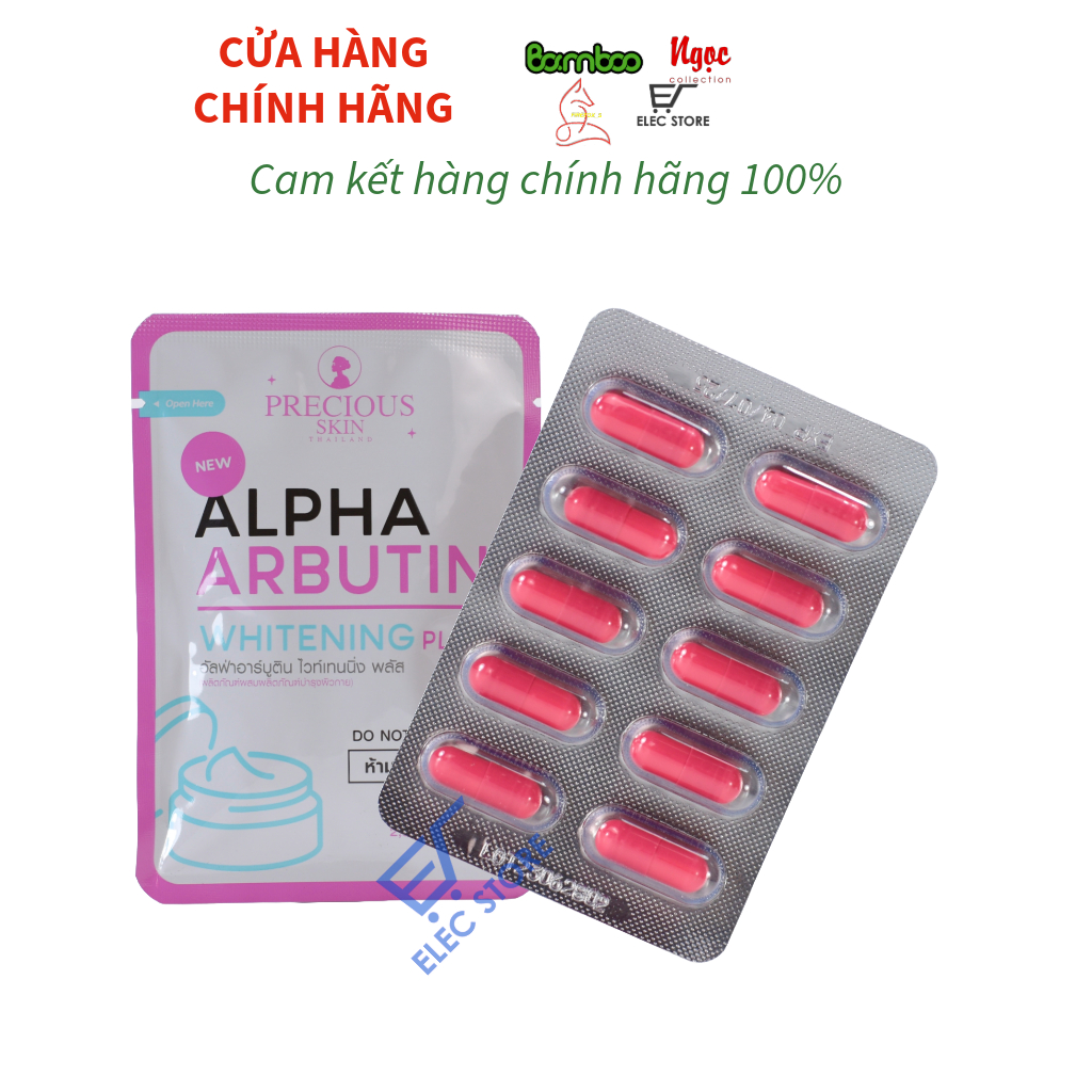 BỘT KÍCH TRẮNG ALPHA ARBUTIN WHITENING PLUS DƯỠNG TRẮNG DA PRECIOUS SKIN THÁI LAN