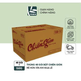 Thùng bột chiên giòn đỏ tài ký 150g x 48 gói - hàng nhà máy, date mới