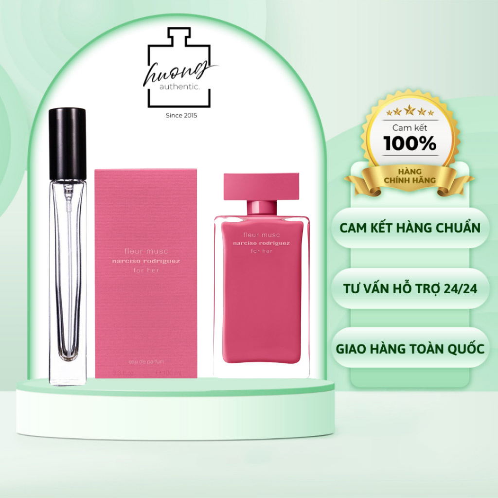 [Mẫu thử nước hoa 5ml - 10ml] Narciso Fleur Musc EDP  Women