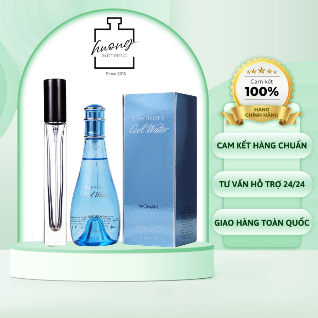 [Mẫu thử nước hoa10ml] Davidoff Cool Water EDT Women