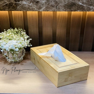 Ống giấy tre chữ nhật, Kích thước lớn, có thể chứa được rất nhiều giấy bên trong.