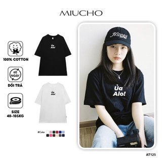Áo thun nữ form rộng tay lỡ unisex đẹp chất vải cotton hàn quốc AT125 Miucho basic tee