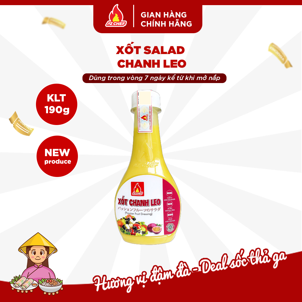 Sốt trộn Salad Chanh Leo ngon chuẩn vị AZ CHEF