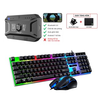 Combo chuyển đổi chơi game Meiying M1 Pro bluetooth 5.0 không độ trễ chơi PUBG Mobile Free Fire CF Mobile