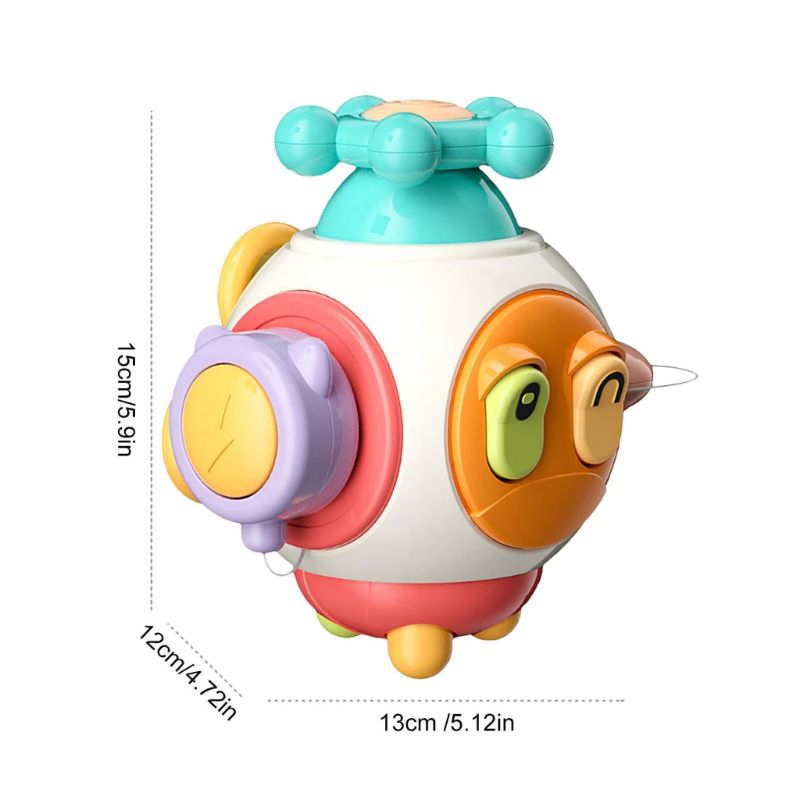 ĐỒ CHƠI MONTESSORI, ĐỒ CHƠI BUSY EGG/CON QUAY CHO BÉ