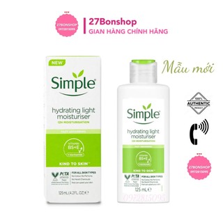 (MẪU MỚI) KEM DƯỠNG DA SIMPLE KIND TO SKIN HYDRATING LIGHT MOISTURISER