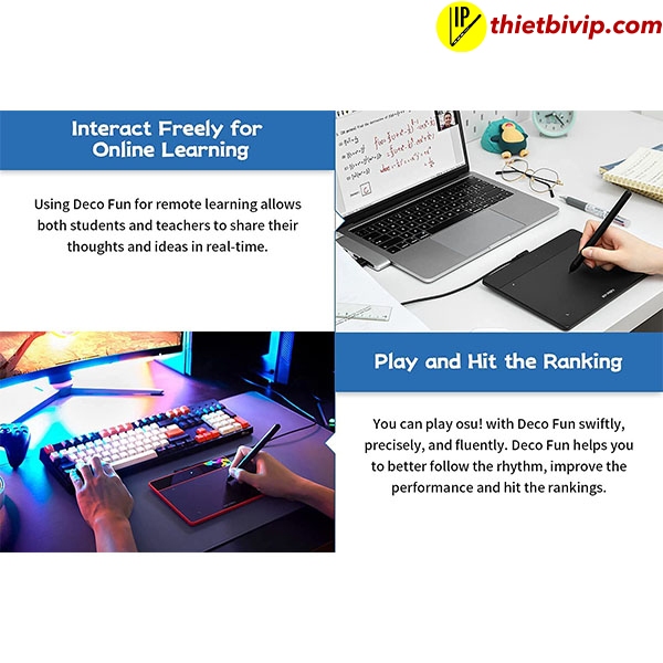 Bảng Vẽ Điện Tử XP-Pen Deco Fun L - Màu Đen - Hàng Chính Hãng - SL có hạn