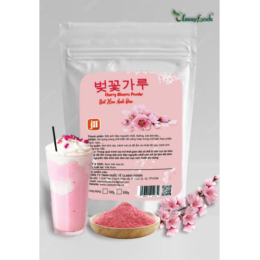 Bột Hoa Anh Đào Classy Foods 100gr