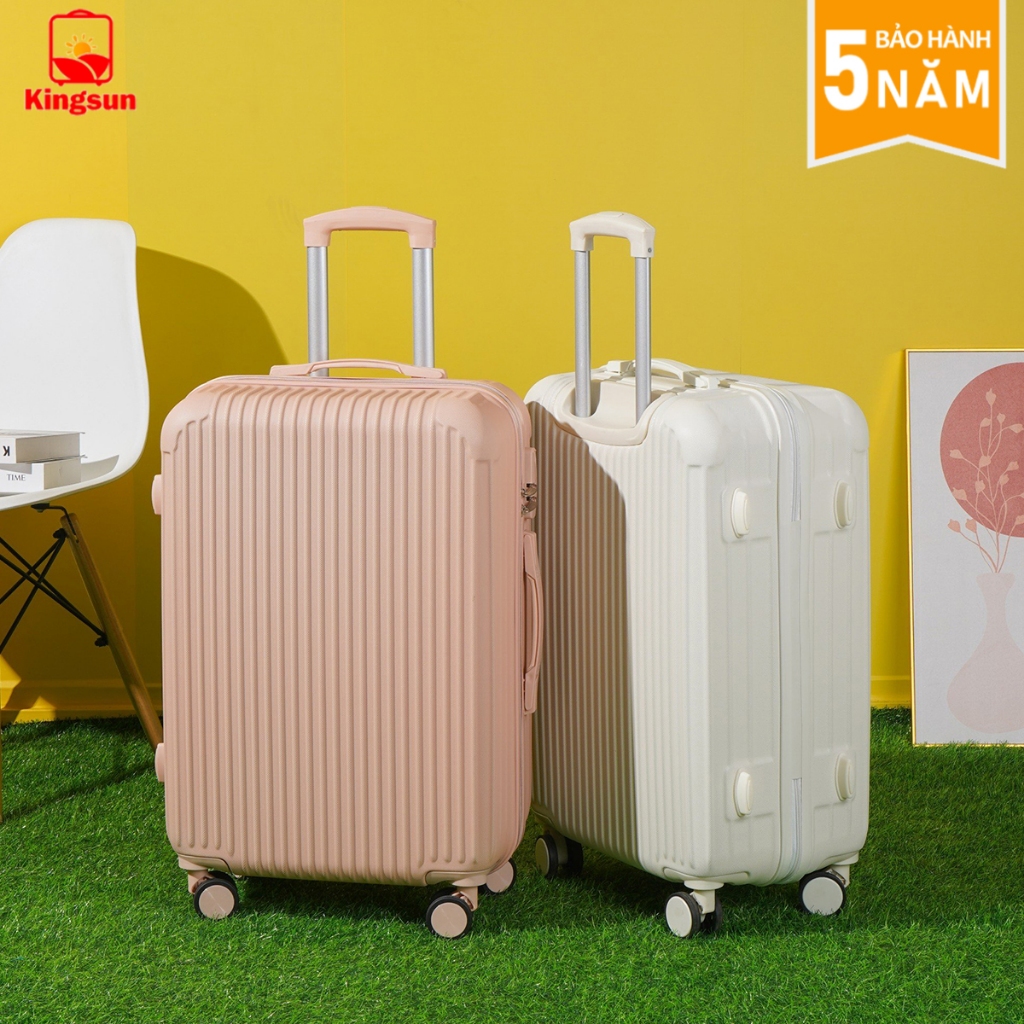 Vali kéo du lịch Kingsun vali nhựa cao cấp Size 20inch KST01/218 bảo hành 5 năm