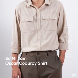  Sơ Mi Nhung Tăm Dài Tay OSCAR GUY's Closet-Áo Nhung Tăm Nam Chất Corduroy Dày Dặn, Form Slim fit