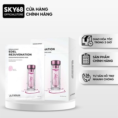 Combo 10 Mặt Nạ Trẻ Hóa Da Wonjin Effect Edel Rejuvenation Concentrated Essence Mask 30gx10 - EDEL REJUVENATION