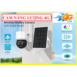 Camera năng lượng mặt trời 4g an ninh cctv ứng dụng icsee h8 8.0 mpx fhd wifi ip-ip67 ir chống nước solar camera