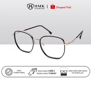 Gọng Kính Kim Loại Dáng Đa Giác Sang Chảnh HMK Eyewear, Phù Hợp Nhiều Dáng Mặt - KL8875