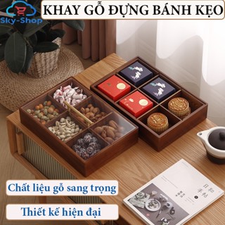 [SẴN HÀNG] Khay Gỗ Đựng Bánh Kẹo Tết 2024 Chất Liệu Gỗ Cao Cấp Sang Trọng - Khay Gỗ Trang Trí Ngày Lễ, Tết Siêu Đẹp