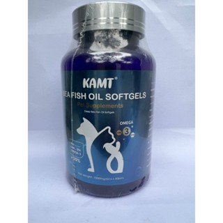  Dầu cá cho chó mèo Kamt hộp 60 viên 