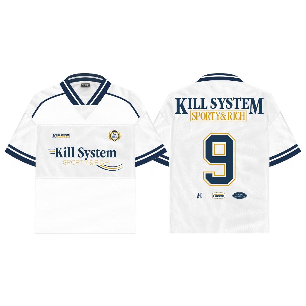 Áo thể thao jersey oversize Kill System Silly Love