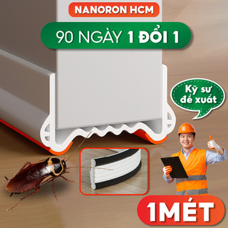  Thanh chắn cửa cách âm chống ồn ngăn thoát hơi máy lạnh chống côn trùng gây hại V5 - Thanh xốp cách âm cửa NANORON V5 