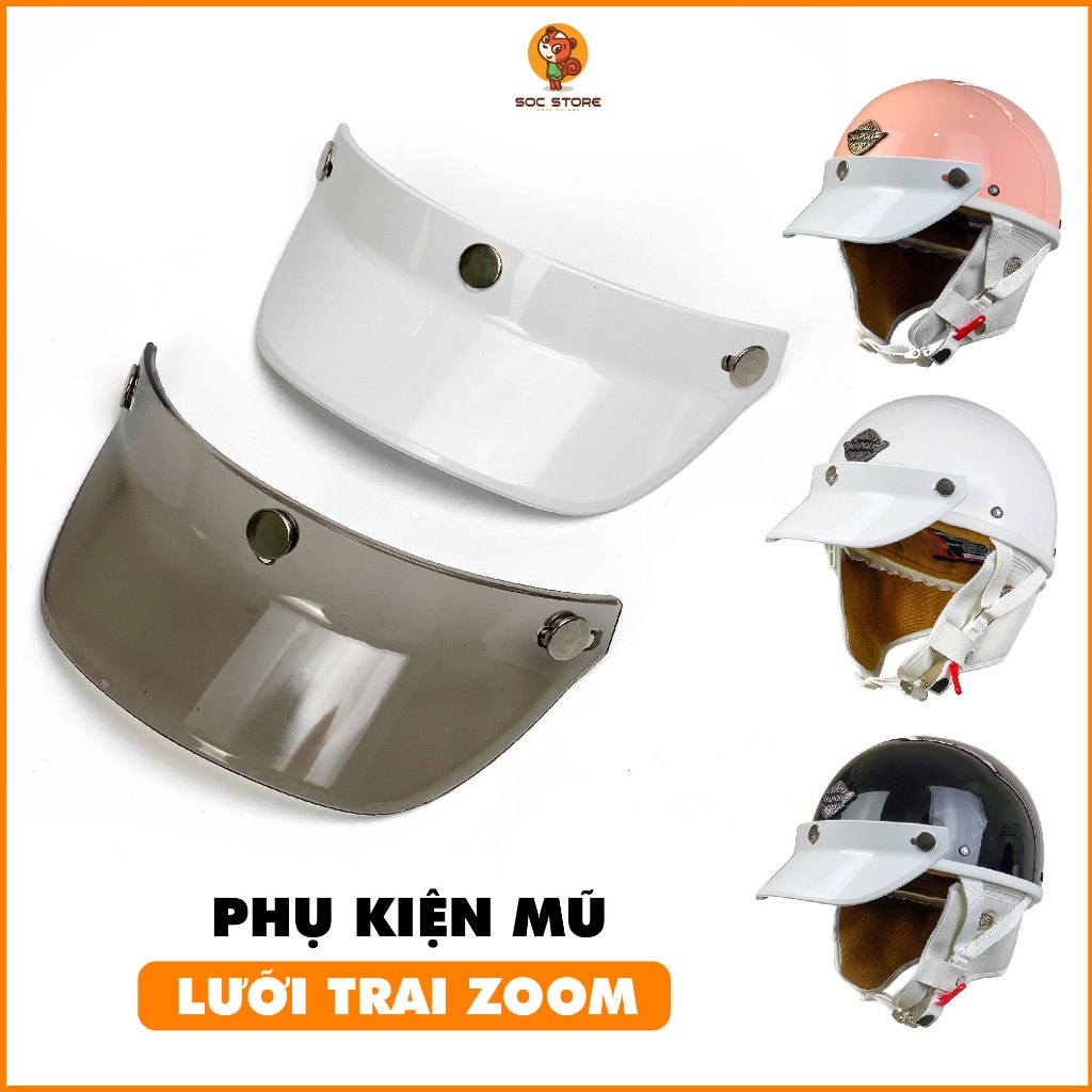 Lưỡi trai ZOOM gắn mũ bảo hiểm chính hãng Socstore Việt Nam