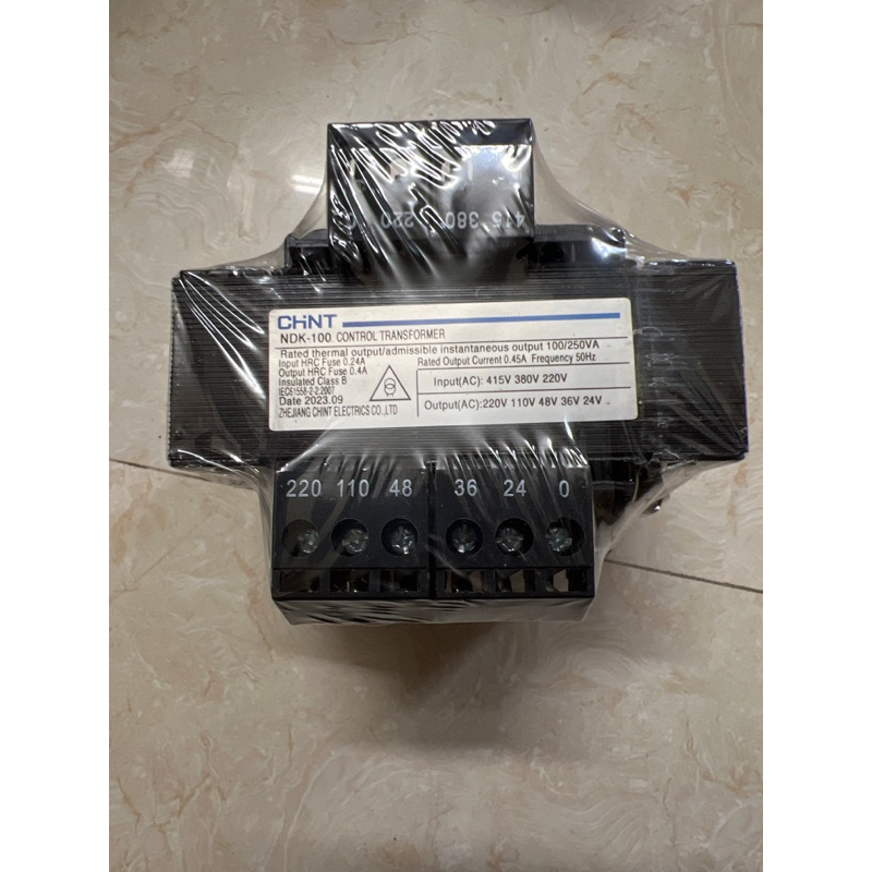 Biến áp cách ly Biến thế hàng CHINT NDK-100VA 100W 220V/380V 6V/12V/24V/36V hàng nặng 2.1kg kde6196