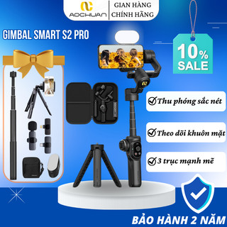 Tay cầm chống rung điện thoại, Gimbal chống rung Smart S2 - Gimbal AOCHUAN Smart S2