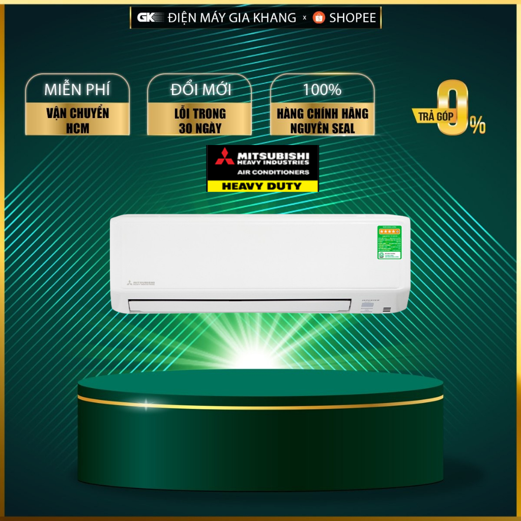 SRK10YYP-W5 - Miễn Phí Công Lắp Đặt - Máy Lạnh Mitsubishi 1HP Inverter Heavy SRK10YYP-W5