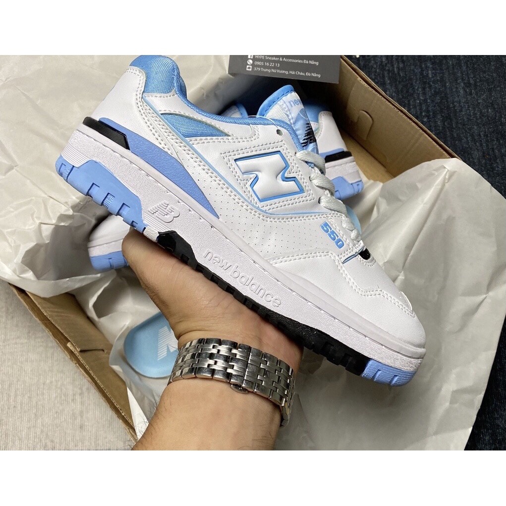 Giày New Balance 550 ‘White Green’,Xanh navi, Đen, Giày nb 550 bản chuẩn Trung xịn, Full Bill Box 2022