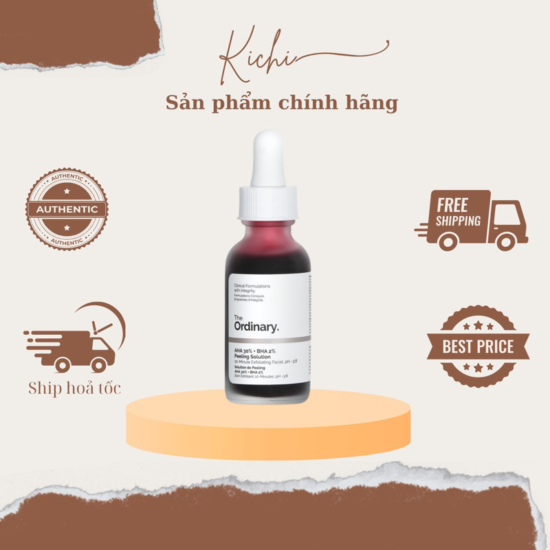 Serum tẩy da chết The Ordinary AHA 30% + BHA 2% Peeling Solution 30ml