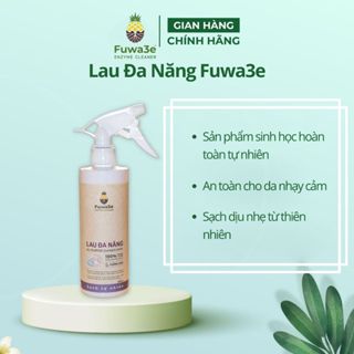 Bình xịt tẩy lau đa năng Fuwa3e sinh học hương nhu 500ml, lau bếp, kính và nhiều bề mặt vết bẩn cứng đầu