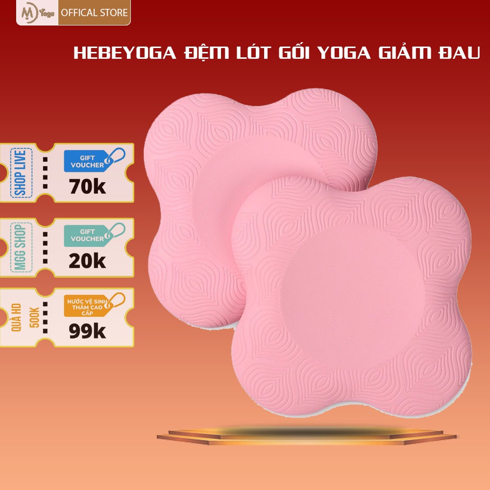 Đệm Lót Tập Yoga Hebeyoga Hỗ Trợ Giảm Đau Gối, Đầu, Khủy Tay Cao Cấp