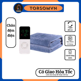 Chăn Điện Đệm Điện Sưởi Ấm Cao Cấp RULAX Chất Liệu Bông Siêu Mềm | Bảo Hành 12 Tháng |