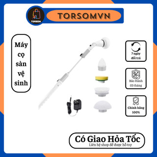 Máy Cọ Sàn Nhà Vệ Sinh Không Dây Thông Minh Với Bộ Phụ Kiện 6 Đầu Thay Thế Đa Năng (Bảo Hành 3 Tháng)