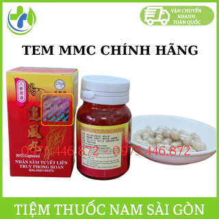 Nhân Sâm Tuyết Liên Truy Phong Hoàn 30 viên