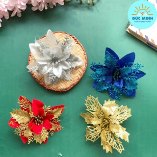 (5 bông) Hoa Trạng nguyên phụ kiện hoa trang trí noel, tết, trang trí giỏ quà, tráp bánh, oản, nước