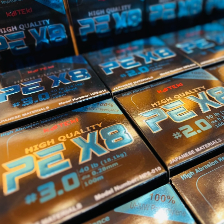 Dây PE HORAI câu lure, cuộn 100m siêu bền.