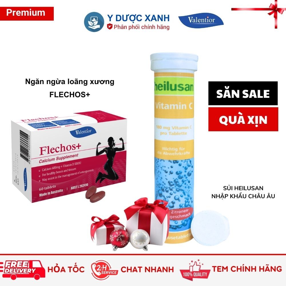 FLECHOS+, 60 viên, Viên uống bổ sung Canxi cho bà bầu - Y Dược Xanh