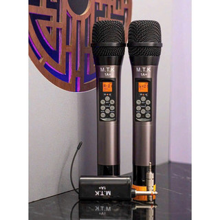 Micro karaoke đa năng MTK 1A+ ( Mic UHF chỉnh Bass/Treble/Volume/Echo trên mic, tương thích loa bluetooth, loa kéo)