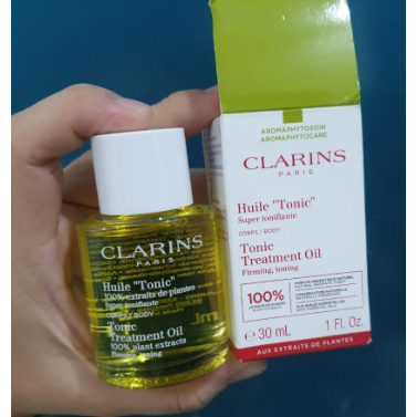 Dầu Dưỡng Thể Hỗ Trợ Tr ị Rạn Da Clarins Tonic Treatment Oil 30ml