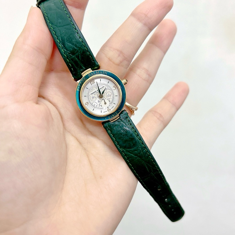 Đồng hồ nữ si hiệu PIERRE BALMAIN, hàng chính hãng máy Thuỵ Sỹ, dây da chạy kim rốn