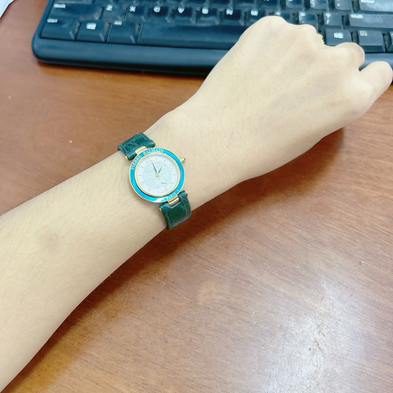 Đồng hồ nữ si hiệu PIERRE BALMAIN, hàng chính hãng máy Thuỵ Sỹ, dây da chạy kim rốn