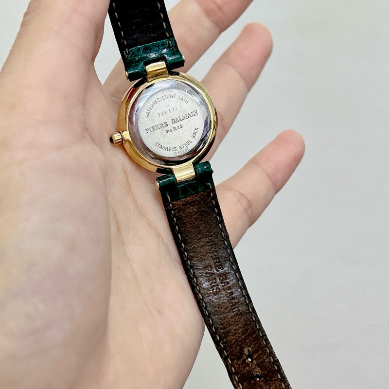 Đồng hồ nữ si hiệu PIERRE BALMAIN, hàng chính hãng máy Thuỵ Sỹ, dây da chạy kim rốn