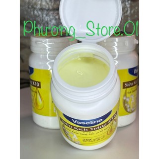 Kem kích trắng vaselin x10 màu vàng 250g chất xịn