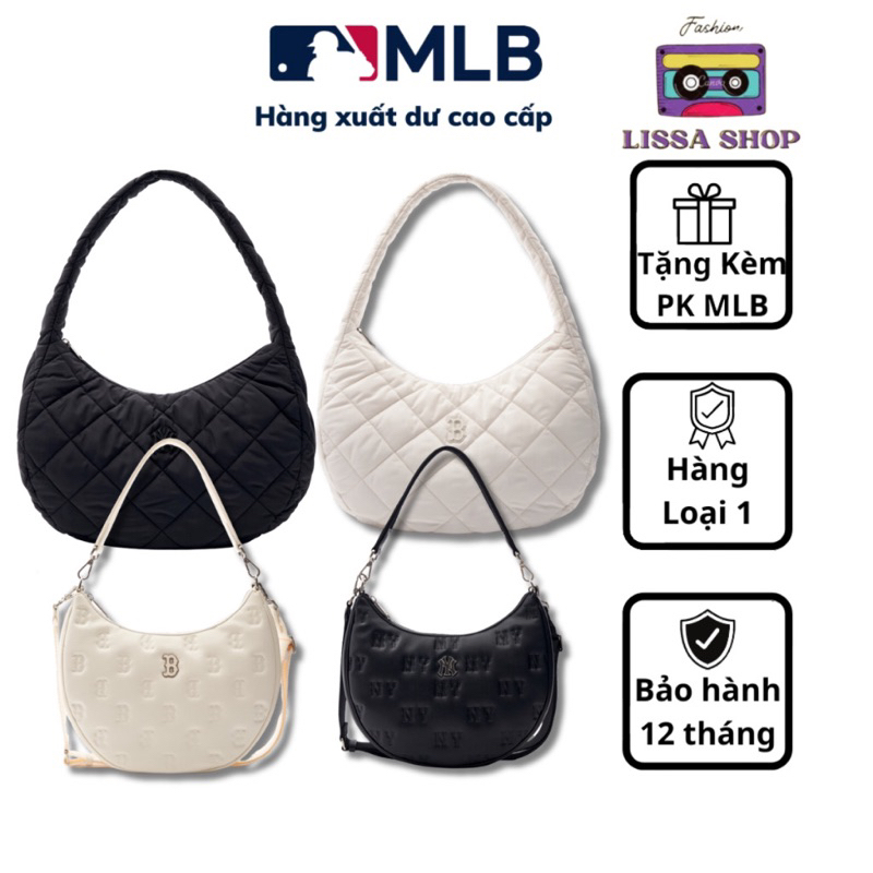 Túi đeo vai và đeo chéo da hobo monogram chất liệu cao cấp