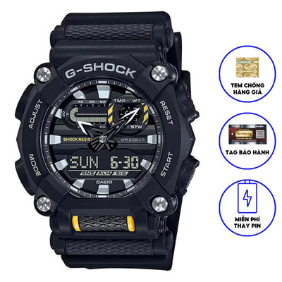 Đồng Hồ Casio Nam Dây Nhựa Chính Hãng GSHOCK GA-900-1ADR