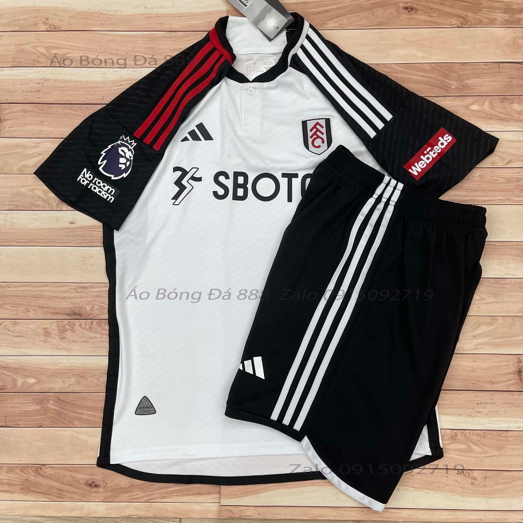 Bộ Quần Áo Bóng Đá CLB Fulham 2023 - Vải Polyester gai Thái Cao Cấp