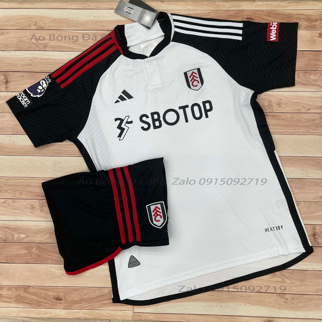 Bộ Quần Áo Bóng Đá CLB Fulham 2023 - Vải Polyester gai Thái Cao Cấp