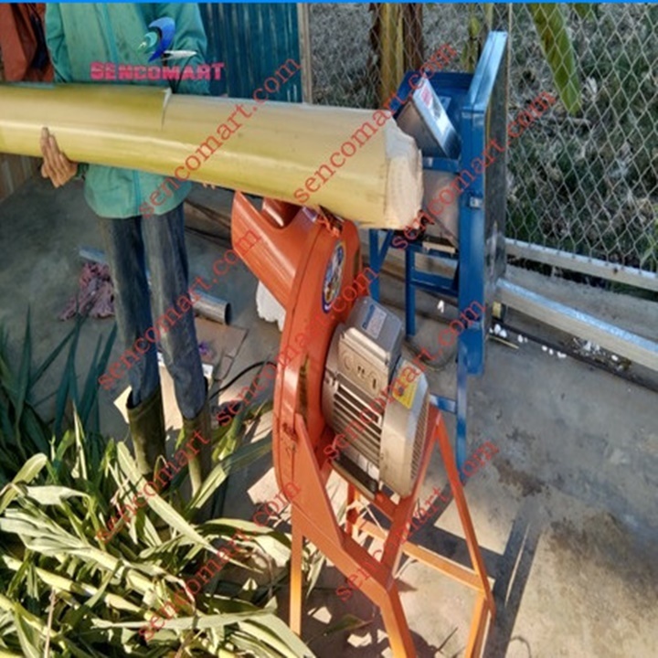 Máy Băm Chuối Nguyên Cây.Máy Xay Chuối Mịn Trộn Cám Cho Gà Vịt