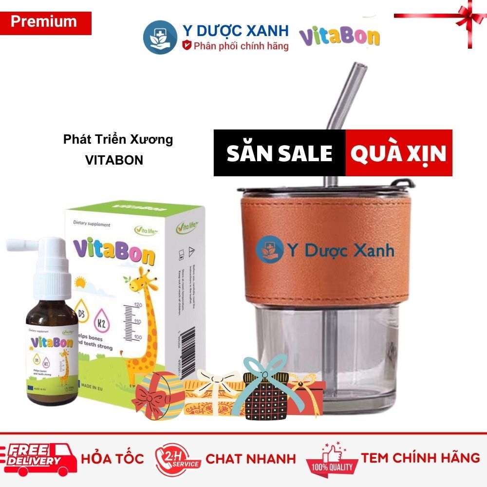 Mua  VITABON, 10 ml, Bổ sung vitamin D3 K2 cho bé - Y Dược Xanh