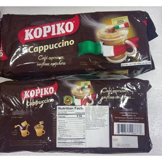 Cafe sữa hòa tan kopiko cappuccino bịch 30 gói, 750g, date xa 10/2024